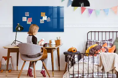 Tableau magnétique effaçable à sec couleur bleu marine