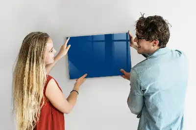 Tableau magnétique effaçable à sec couleur bleu marine