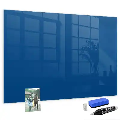 Tableau magnétique effaçable à sec couleur bleu marine