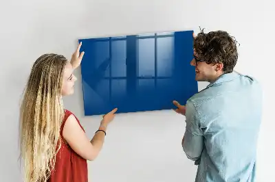Tableau magnétique effaçable à sec couleur bleu marine