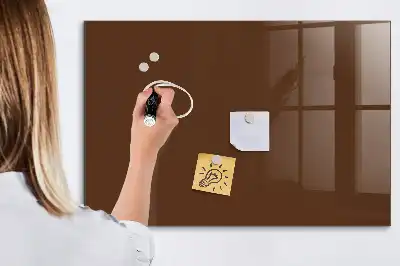 Tableau magnétique avec feutre couleur marron