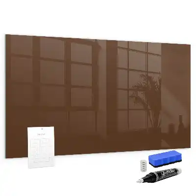 Tableau magnétique avec feutre couleur marron