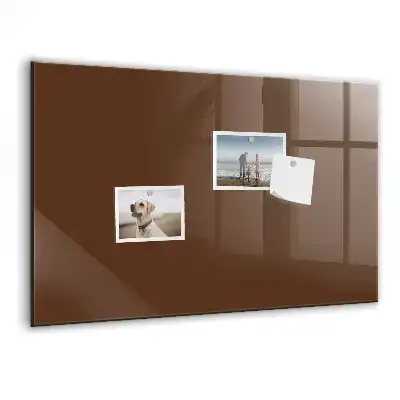 Tableau magnétique avec feutre couleur marron