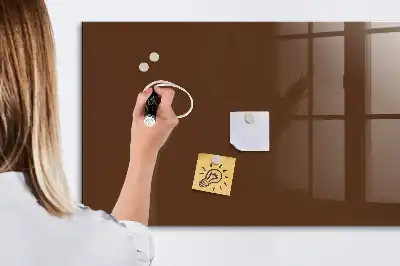 Tableau magnétique avec feutre couleur marron