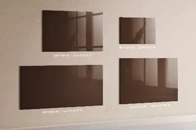 Tableau magnétique avec feutre couleur marron