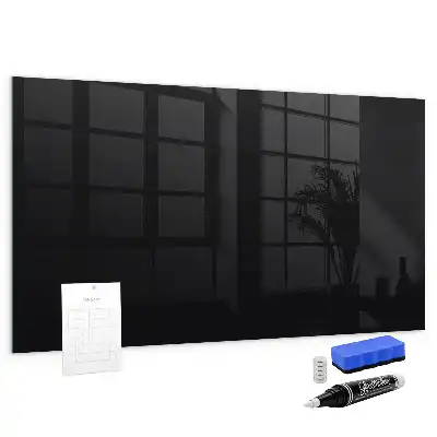 Tableau magnétique effaçable à sec couleur noire