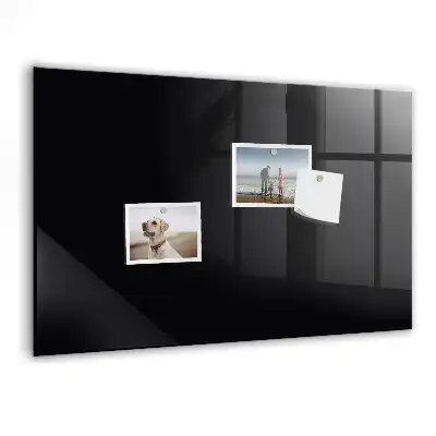 Tableau magnétique effaçable à sec couleur noire