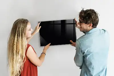 Tableau magnétique effaçable à sec couleur noire