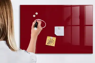 Tableau magnétique avec feutre de couleur bordeaux