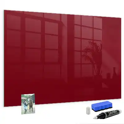 Tableau magnétique avec feutre de couleur bordeaux