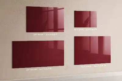 Tableau magnétique avec feutre de couleur bordeaux