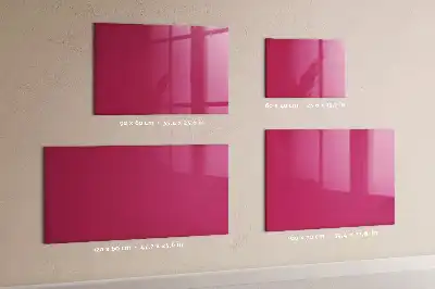 Tableau magnétique avec feutre couleur rose intense