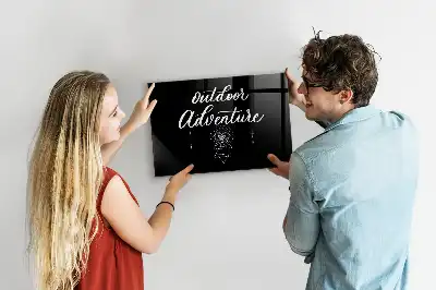 Tableau magnétique avec feutre modèle Aventure en plein air