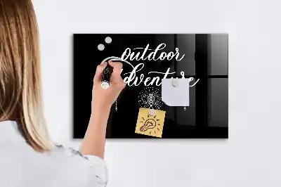Tableau magnétique avec feutre modèle Aventure en plein air