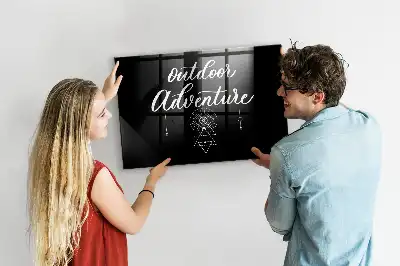 Tableau magnétique avec feutre modèle Aventure en plein air