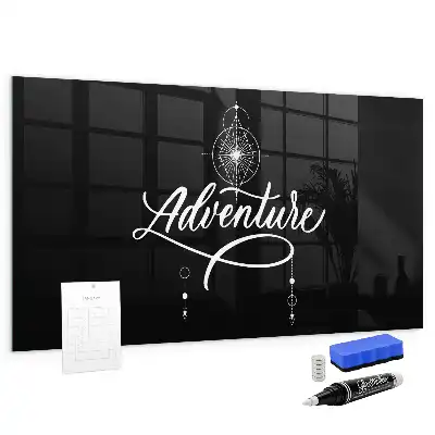 Tableau magnétique effaçable à sec modèle Aventure