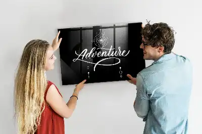 Tableau magnétique effaçable à sec modèle Aventure
