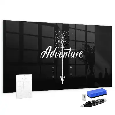 Tableau magnétique avec feutre modèle Aventure