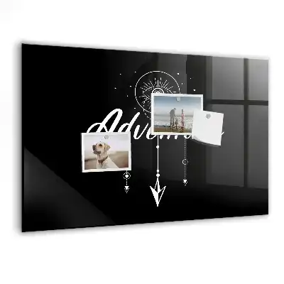 Tableau magnétique avec feutre modèle Aventure