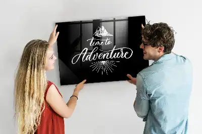 Tableau magnétique effaçable à sec modèle Aventure