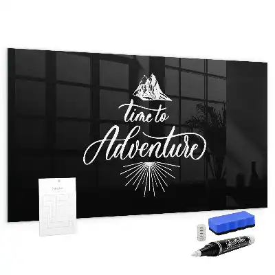 Tableau magnétique effaçable à sec modèle Aventure