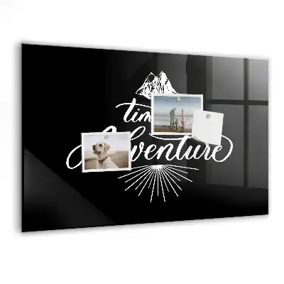 Tableau magnétique effaçable à sec modèle Aventure