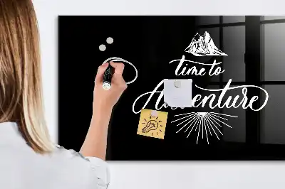 Tableau magnétique effaçable à sec modèle Aventure