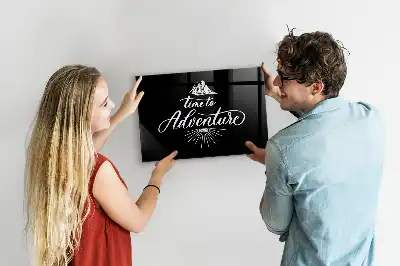 Tableau magnétique effaçable à sec modèle Aventure