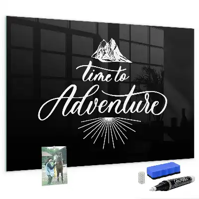 Tableau magnétique effaçable à sec modèle Aventure