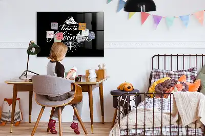 Tableau magnétique effaçable à sec modèle Aventure