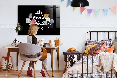 Tableau magnétique avec feutre modèle Aventure en plein air