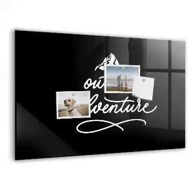 Tableau magnétique avec feutre modèle Aventure en plein air