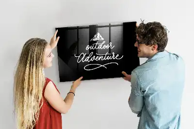 Tableau magnétique avec feutre modèle Aventure en plein air