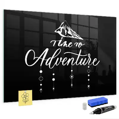 Tableau magnétique effaçable à sec modèle Aventure