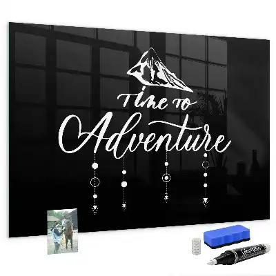 Tableau magnétique effaçable à sec modèle Aventure