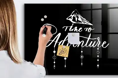 Tableau magnétique effaçable à sec modèle Aventure