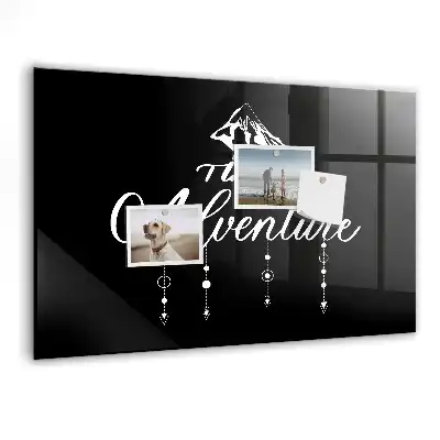 Tableau magnétique effaçable à sec modèle Aventure