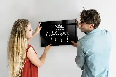 Tableau magnétique effaçable à sec modèle Aventure
