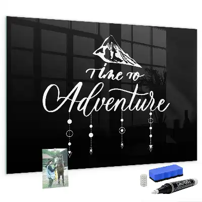 Tableau magnétique effaçable à sec modèle Aventure