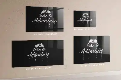 Tableau magnétique avec feutre motif Temps pour l'aventure