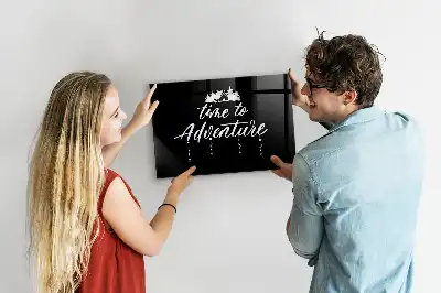 Tableau magnétique avec feutre motif Temps pour l'aventure