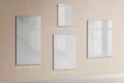 Tableau magnétique effaçable à sec motif marbre décoratif