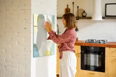 Tableau magnétique effaçable à sec cadre décoratif