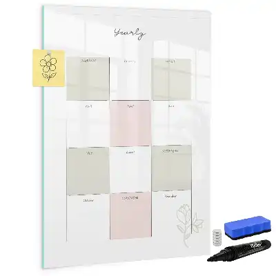 Planificateur annuel tableau magnétique effaçable à sec