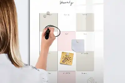 Planificateur annuel tableau magnétique effaçable à sec