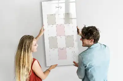 Planificateur annuel tableau magnétique effaçable à sec