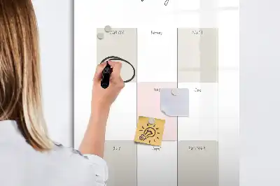 Planificateur annuel tableau magnétique effaçable à sec