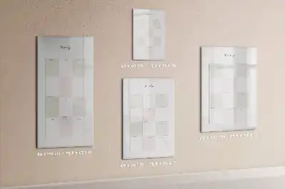 Planificateur annuel tableau magnétique effaçable à sec