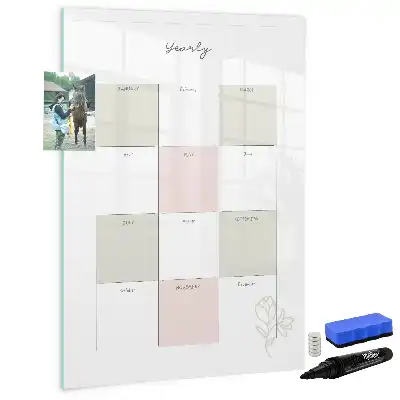 Planificateur annuel tableau magnétique effaçable à sec