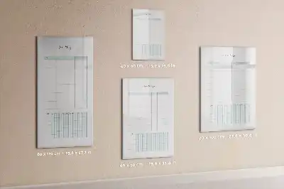 Planificateur mensuel tableau effaçable à sec magnétique